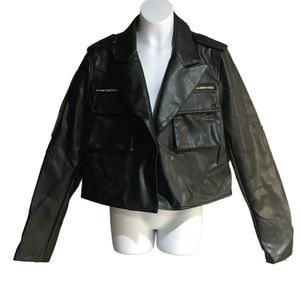 Azalea wang medium faux leather jacket